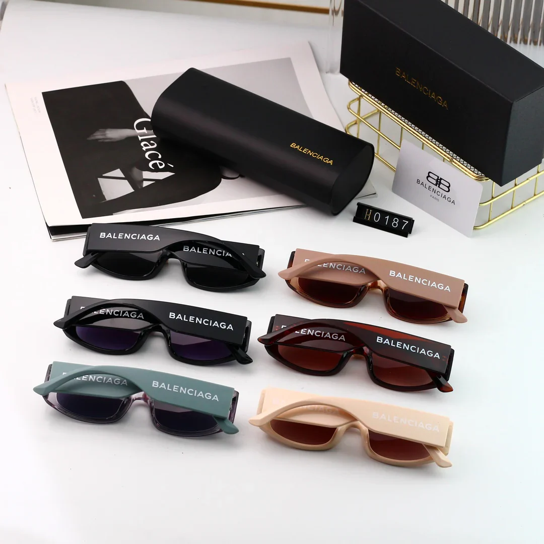 6 Colors Trendy Fashion Sunglasses  0187
