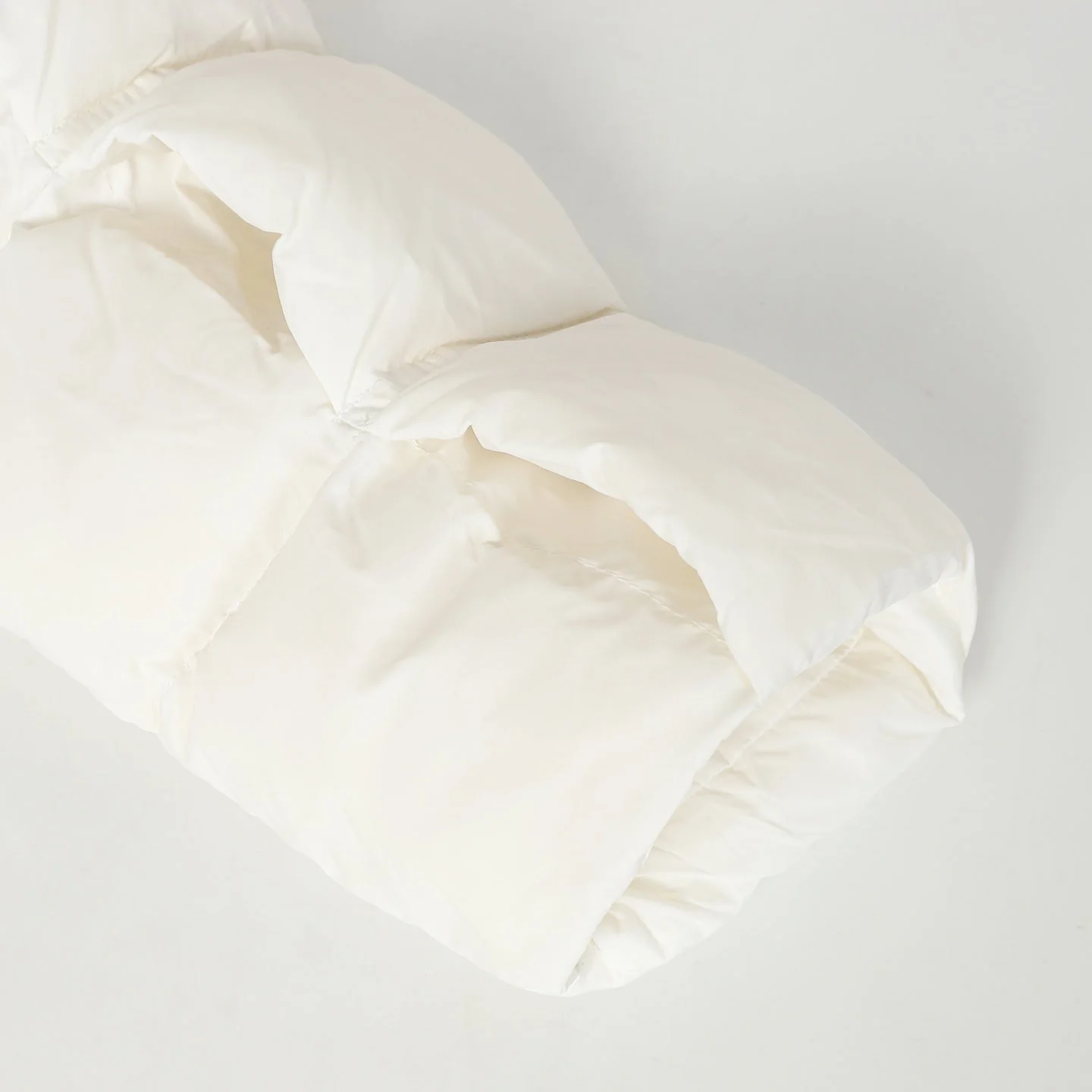 3D Quilted Zip-Up Down Jacket