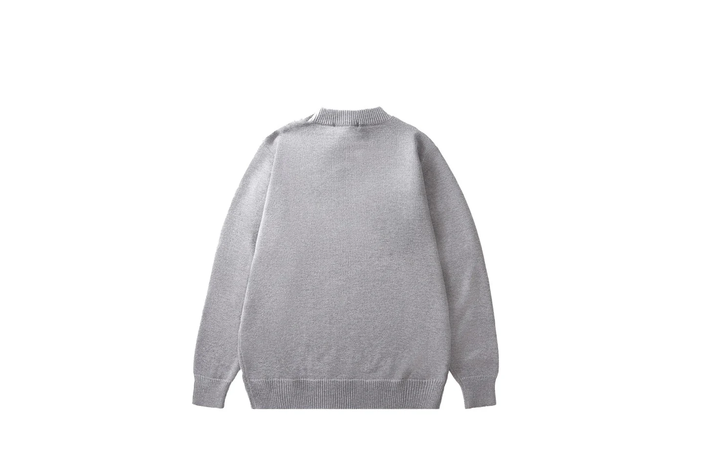 knitted jacquard cashmere sweater