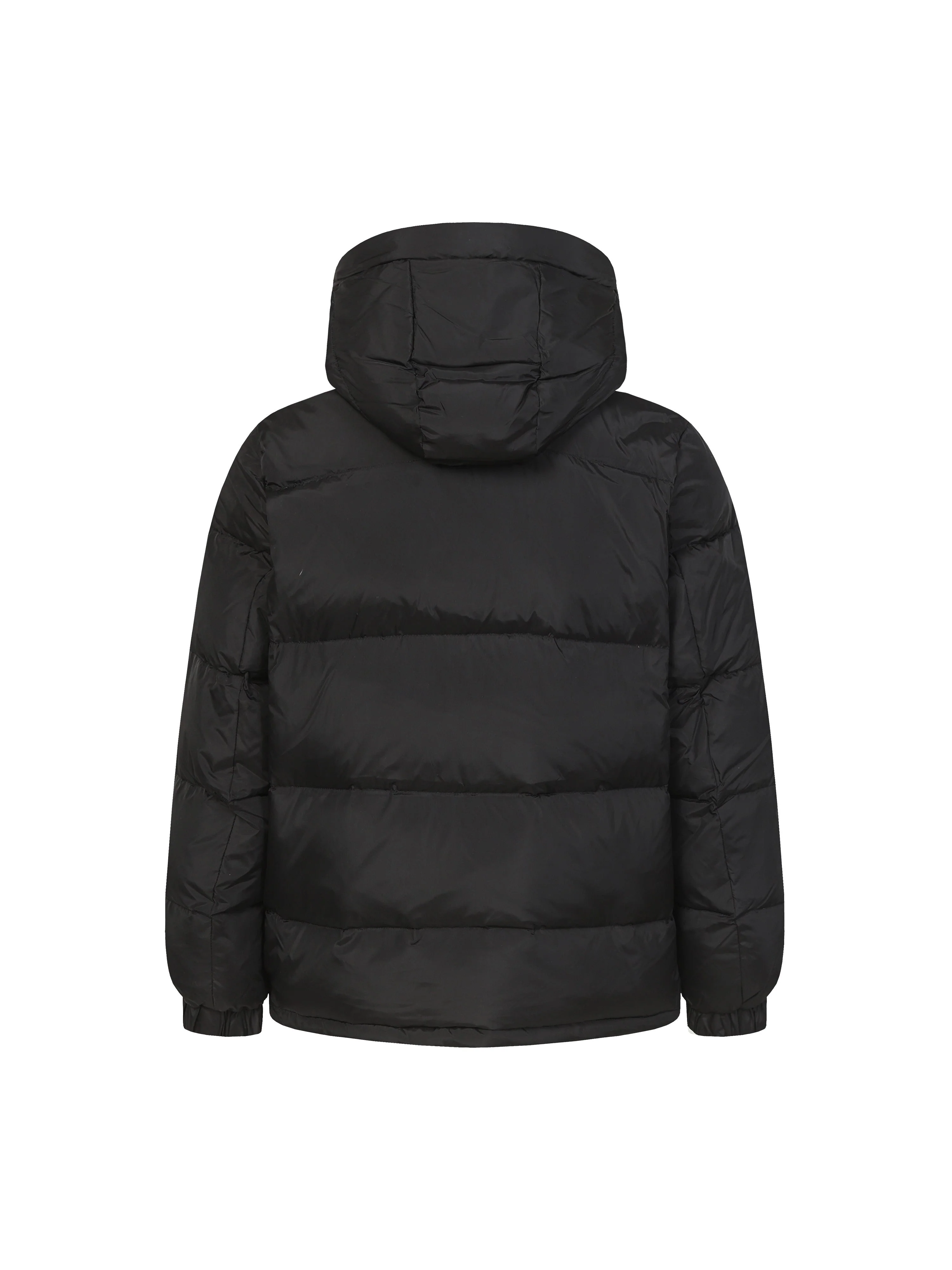 Detachable hooded down jacket