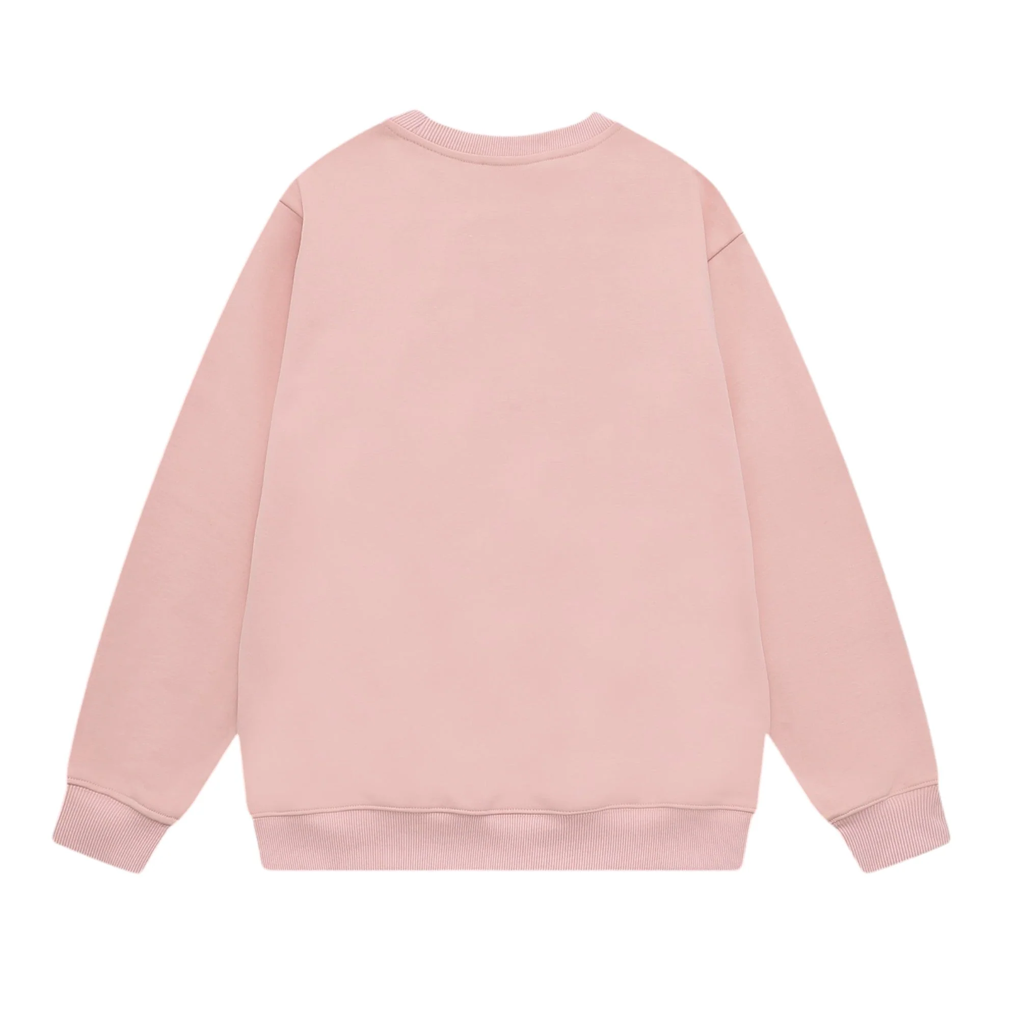 Diamond round neck cotton sweatshirt