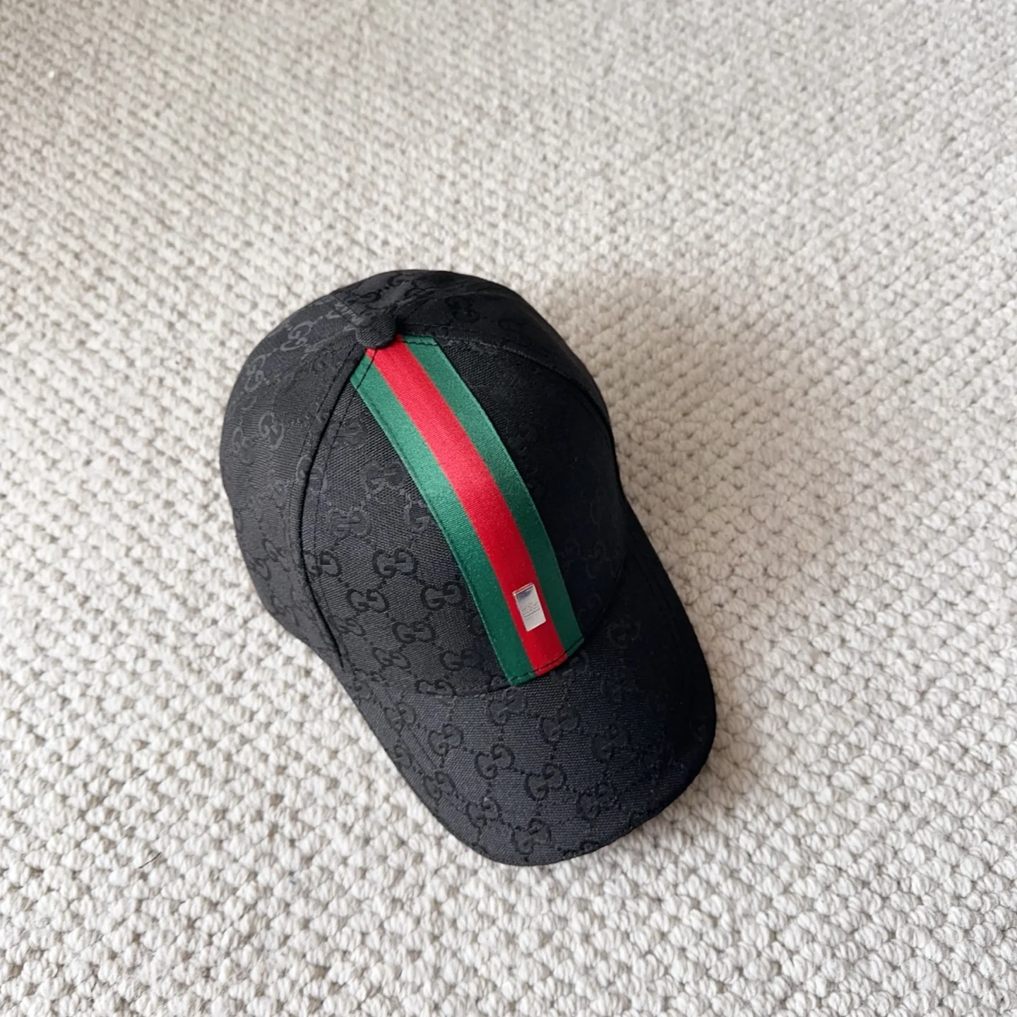 Jacquard webbing baseball cap