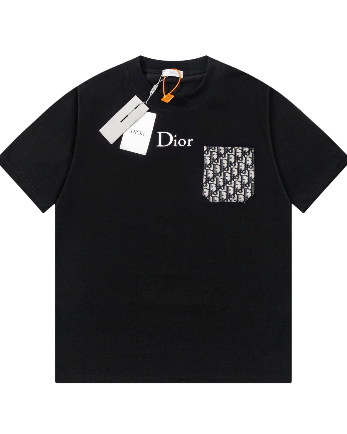 Creative embroidered pocket T-shirt