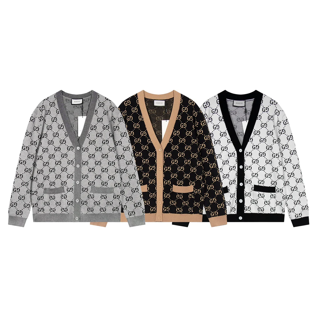 Jacquard cashmere sweater cardigan