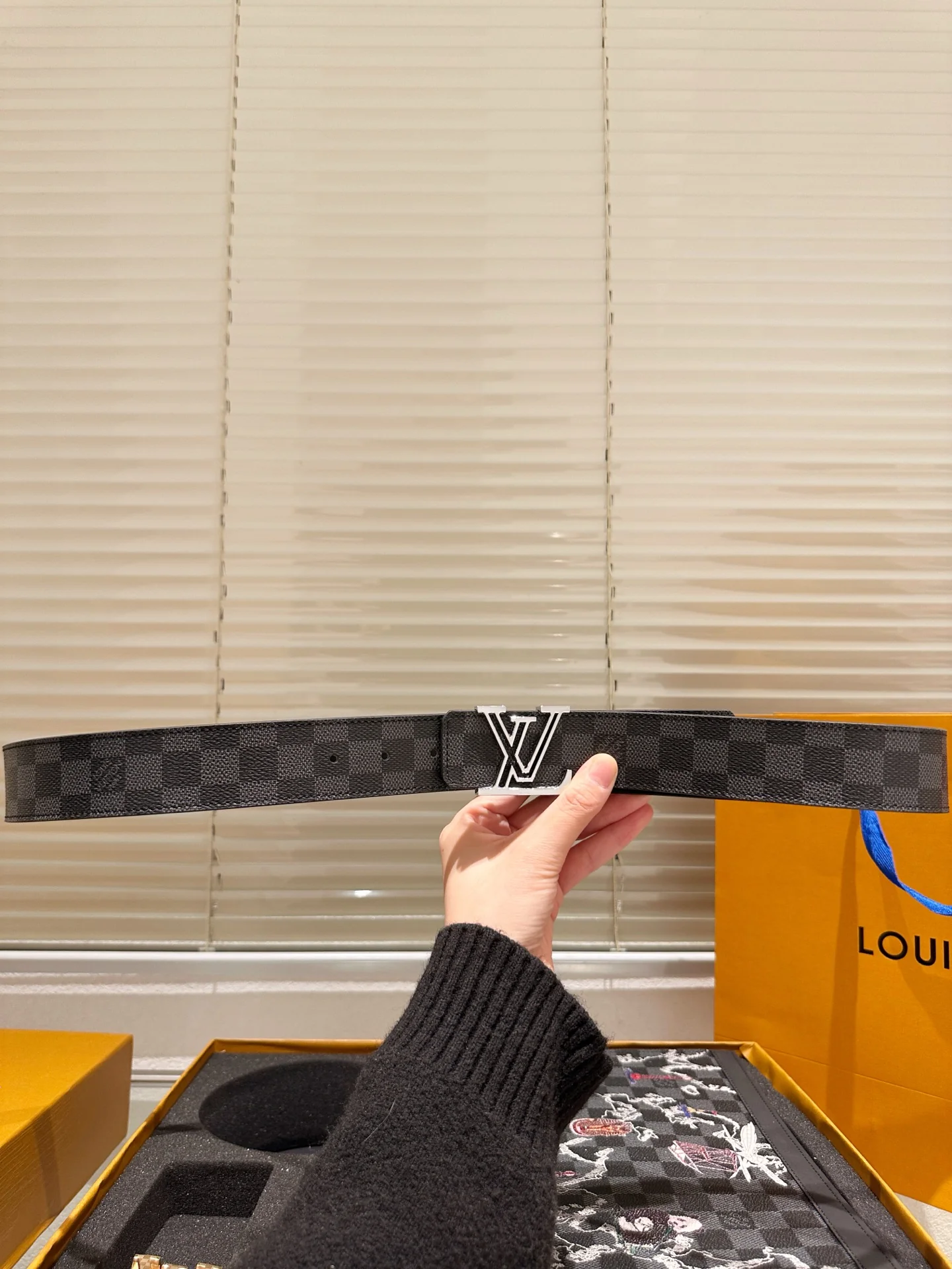 Men's Fashion Belt + Clutch Gift Box