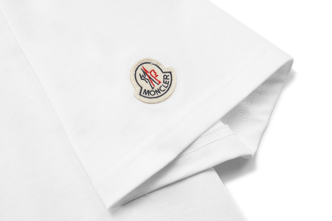 Embroidered logo cotton T-shirt