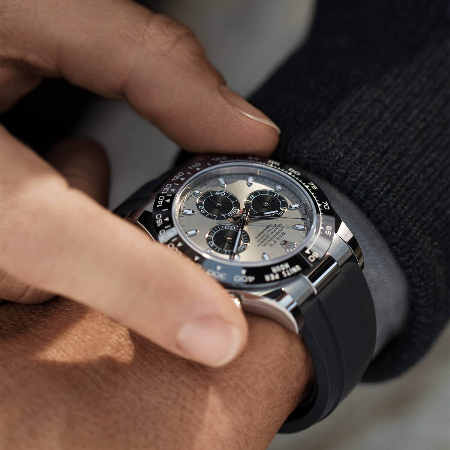 Daytona Silver Oysterflex 40mm