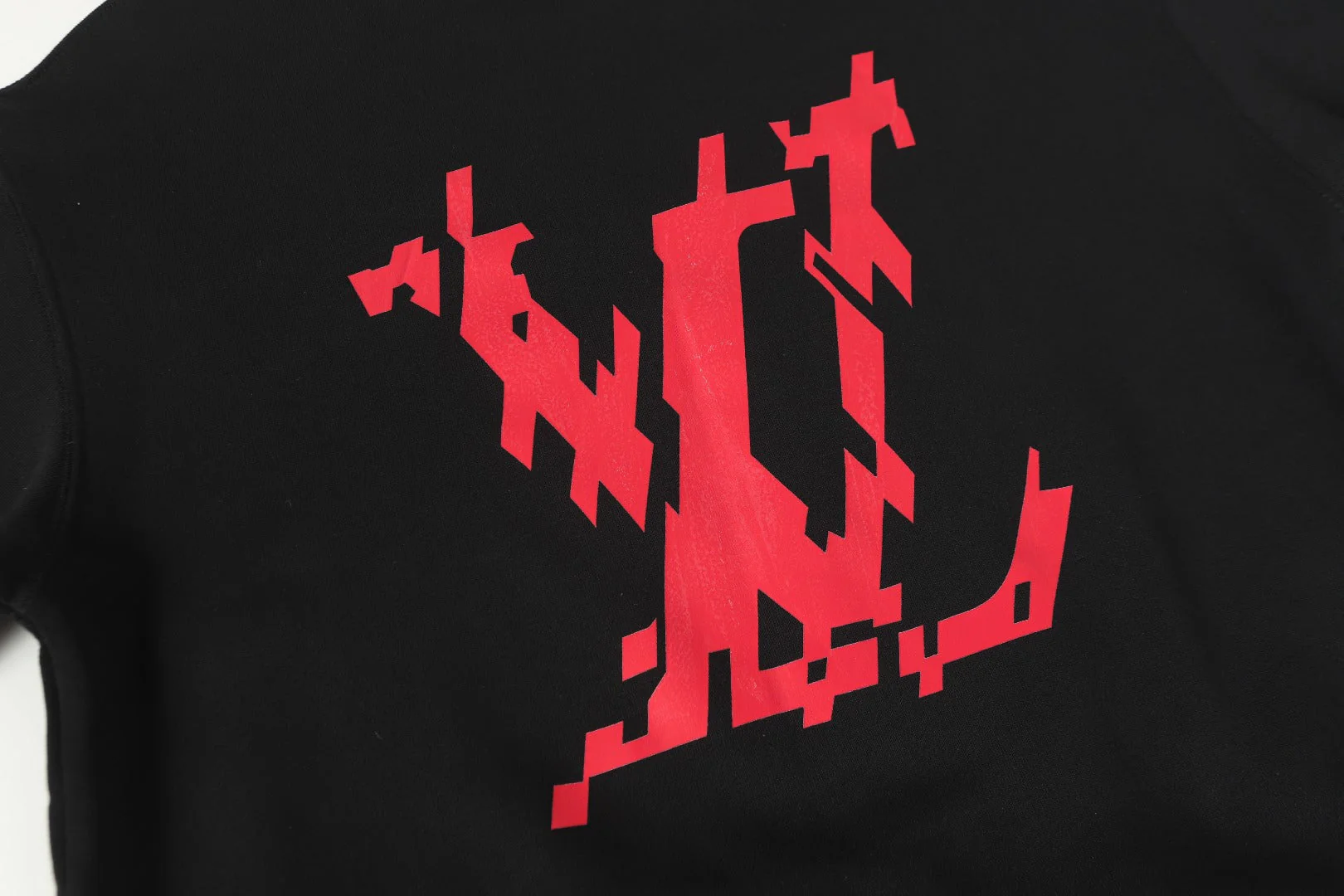 Knitted printed sweatshirt