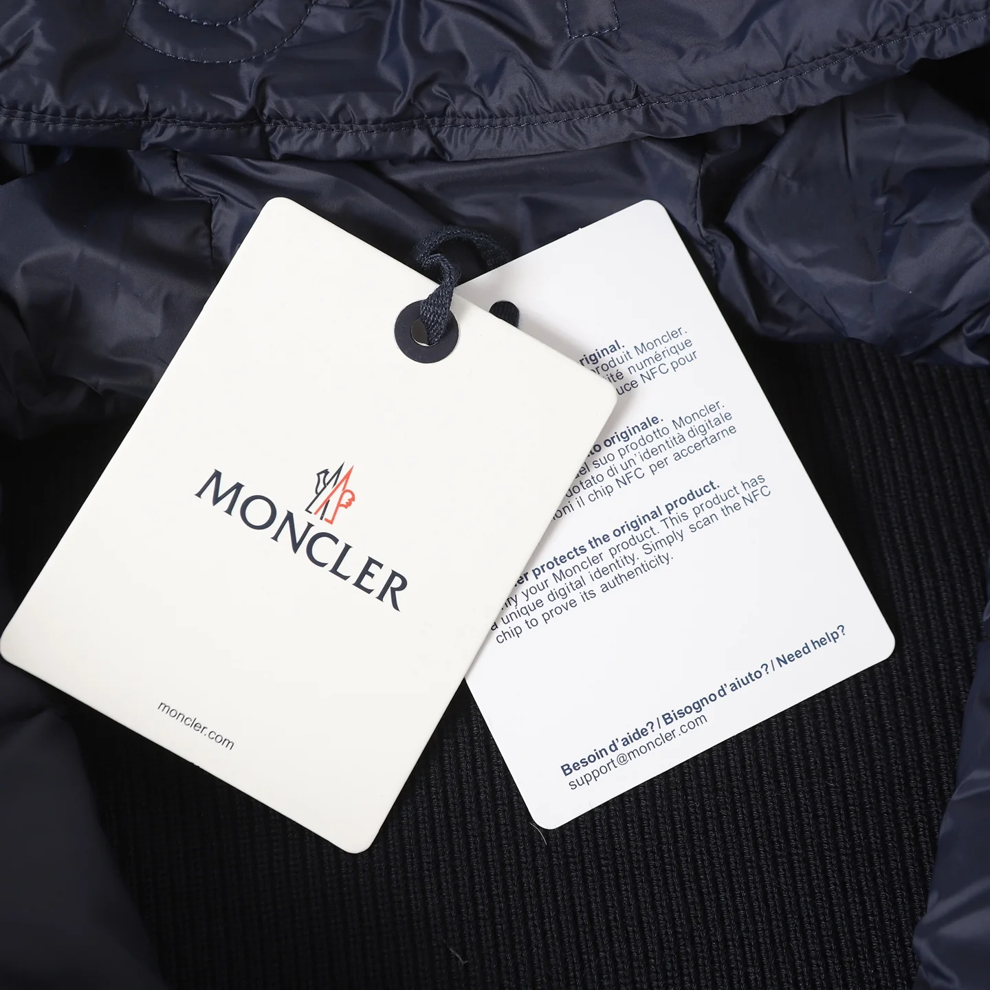 Wool Zip-Up Knit Down Hooded Jacket