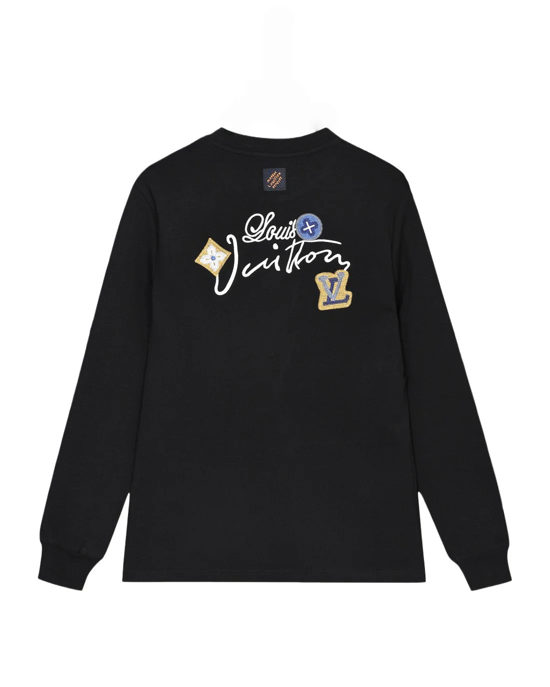 Embroidered cotton sweatshirt