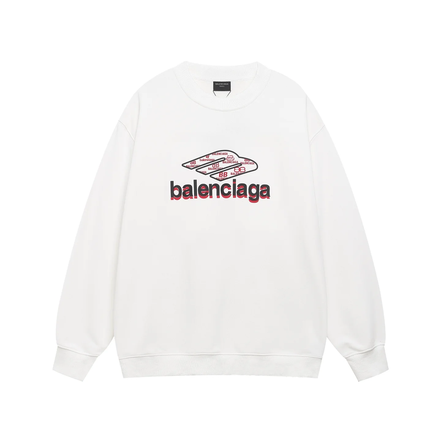 Printed cotton sweatshirt