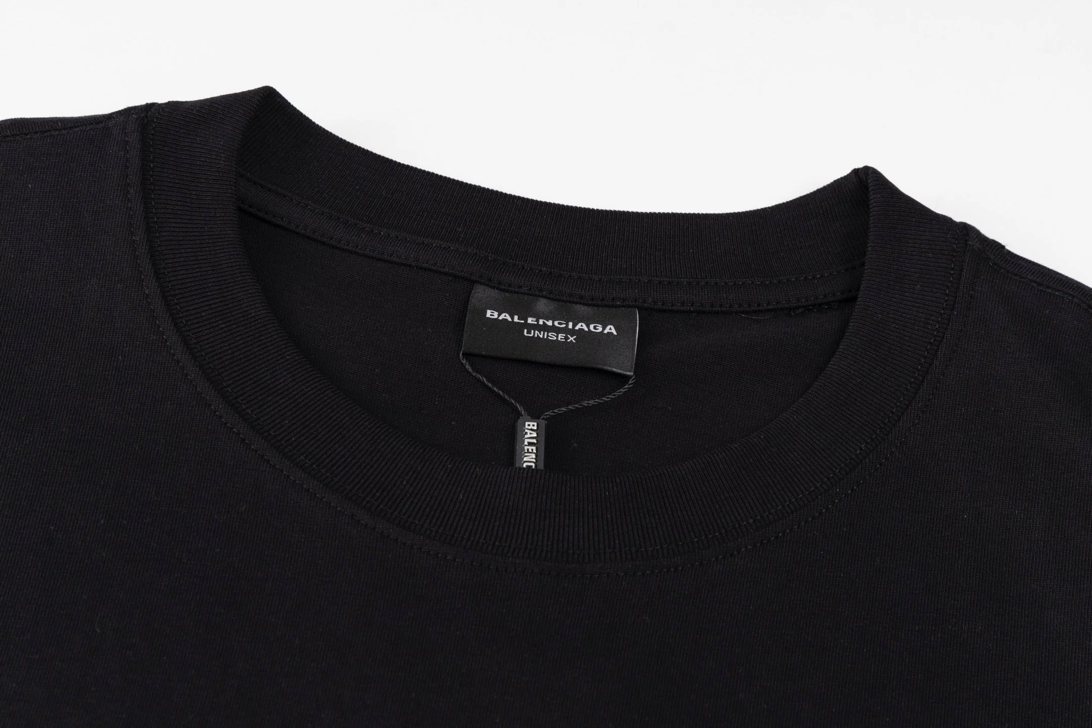 Embroidered crew neck cotton T-shirt