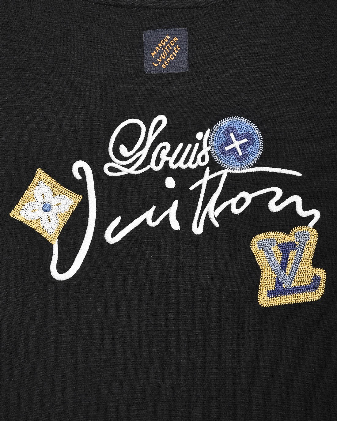 Embroidered cotton sweatshirt