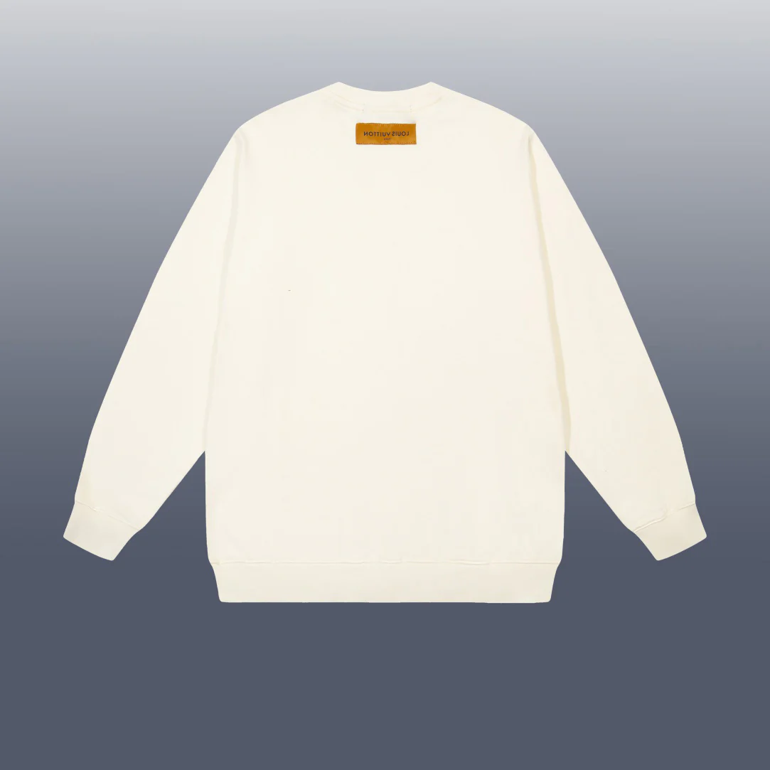 Embroidered cotton sweatshirt