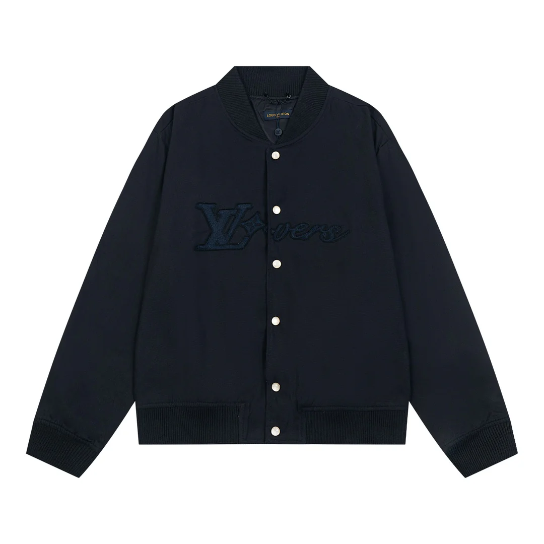 Embroidered baseball jacket