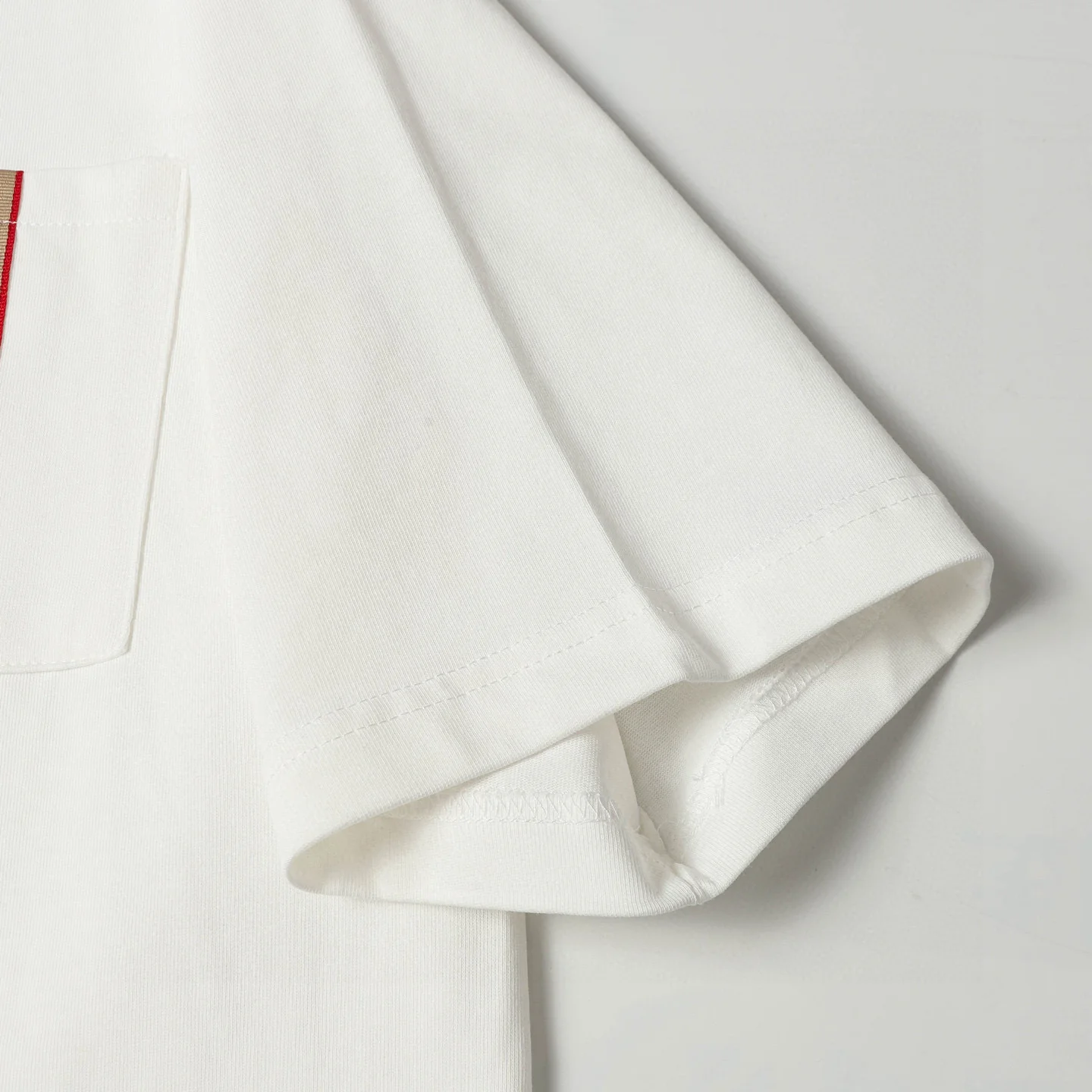 Pocket crew neck cotton T-shirt