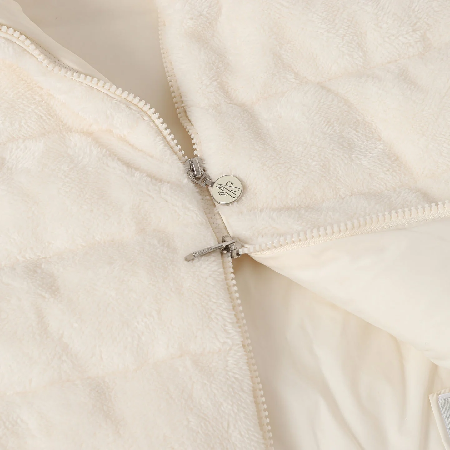 Teddy Velvet Panel Knitted Cardigan