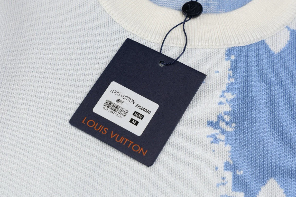 Gradient Print Sweater