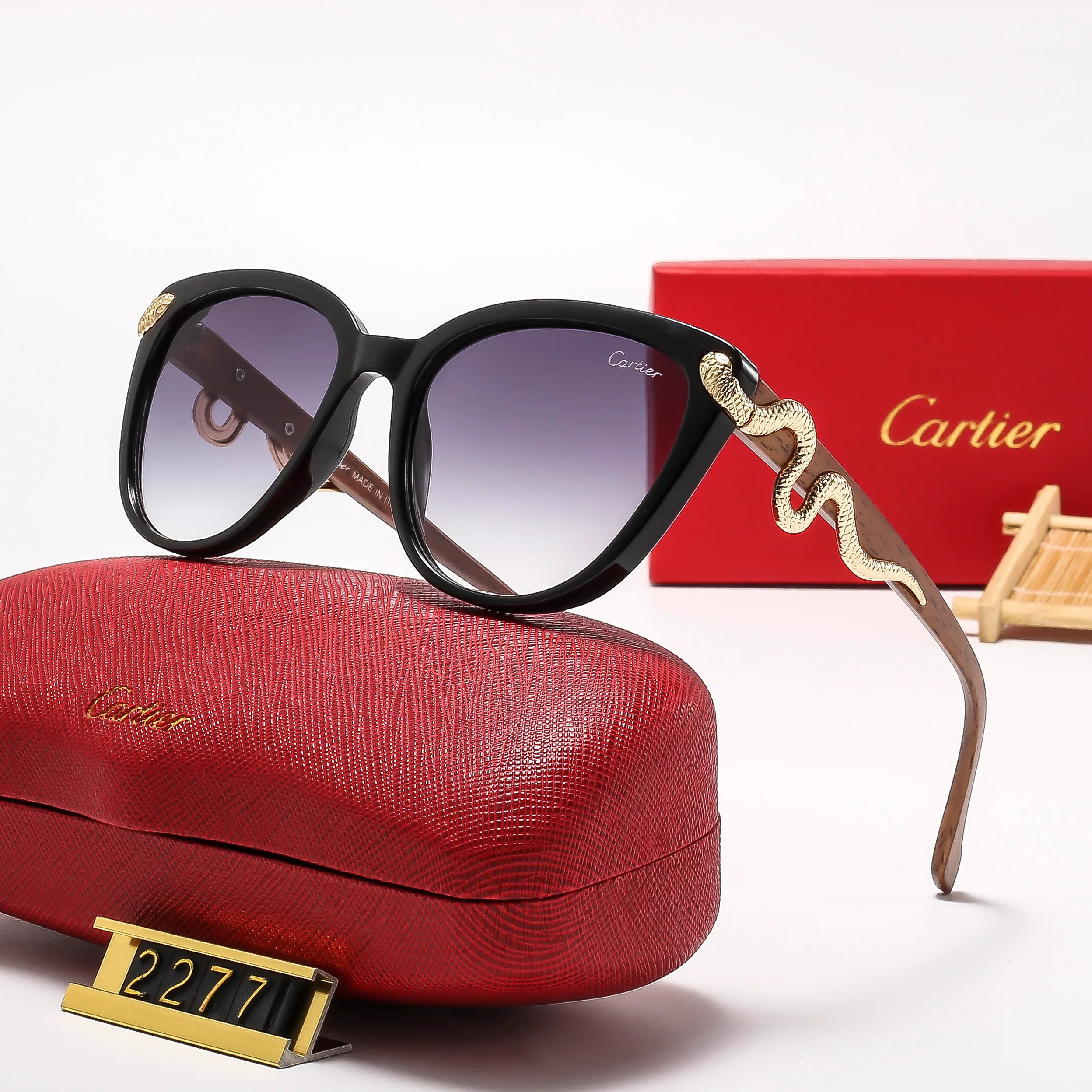 7 colors golden snake logo hot sunglasses