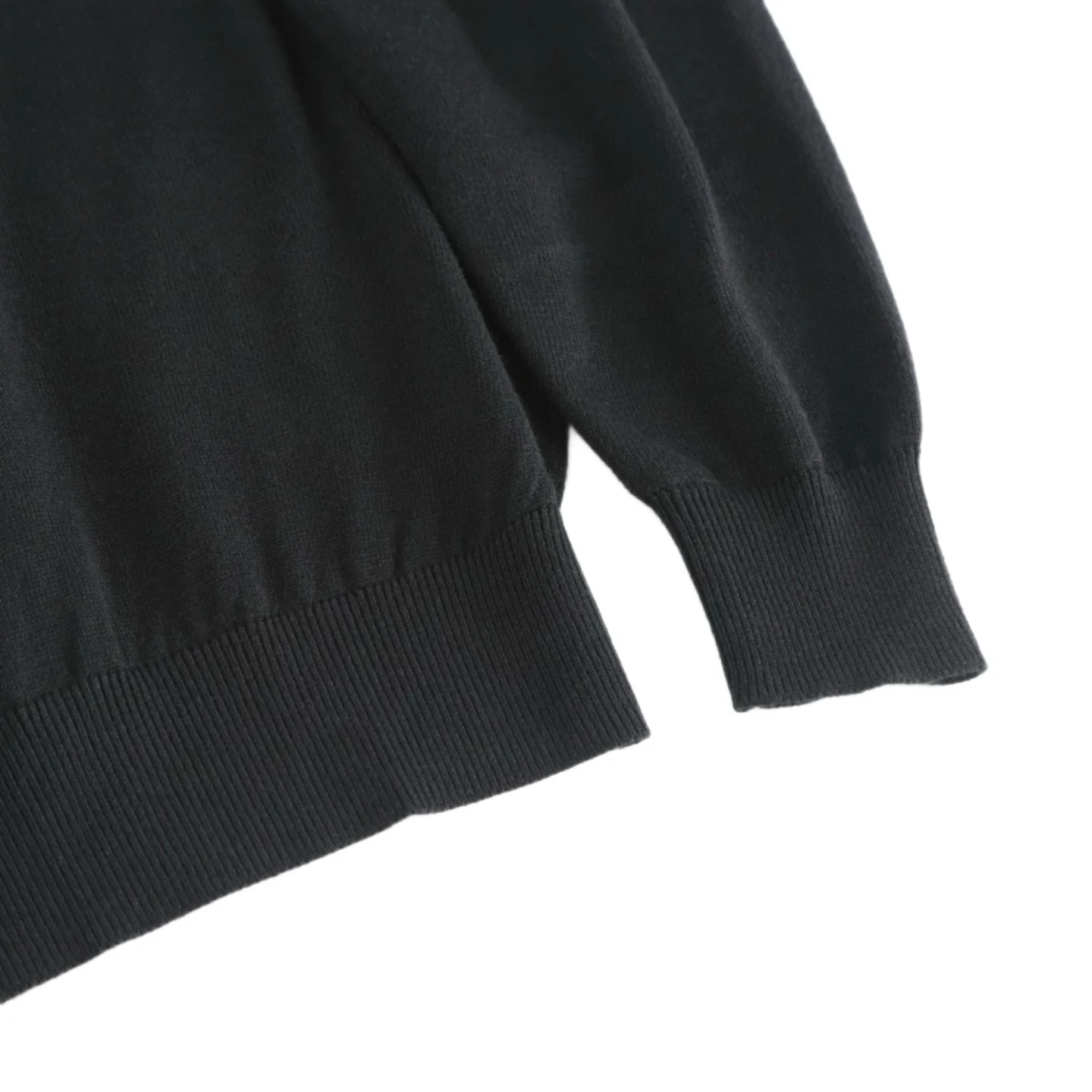 Jacquard knitted cashmere sweater