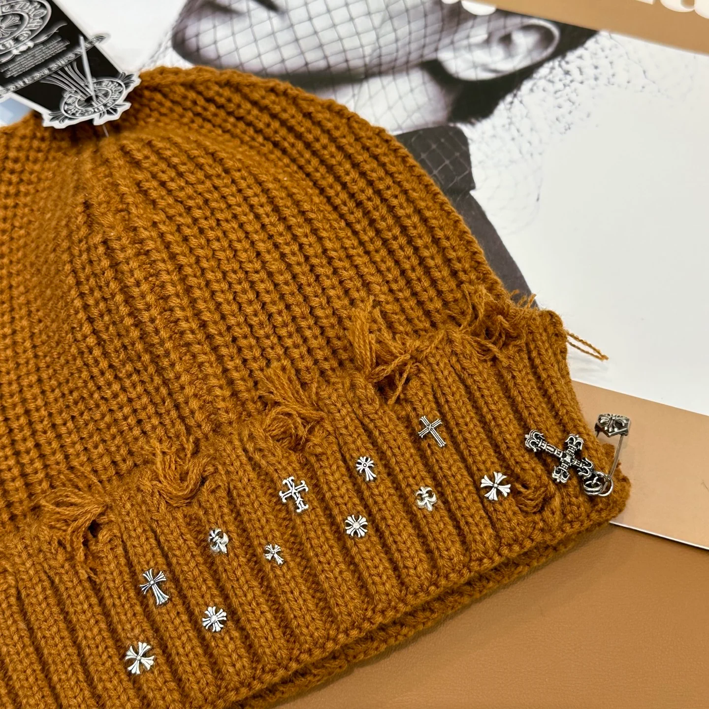 Metal Monogram Cashmere Beanie