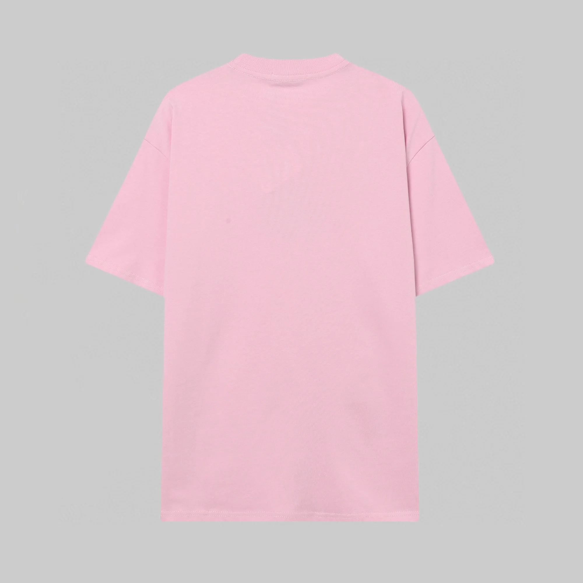 Embroidered crew neck cotton T-shirt