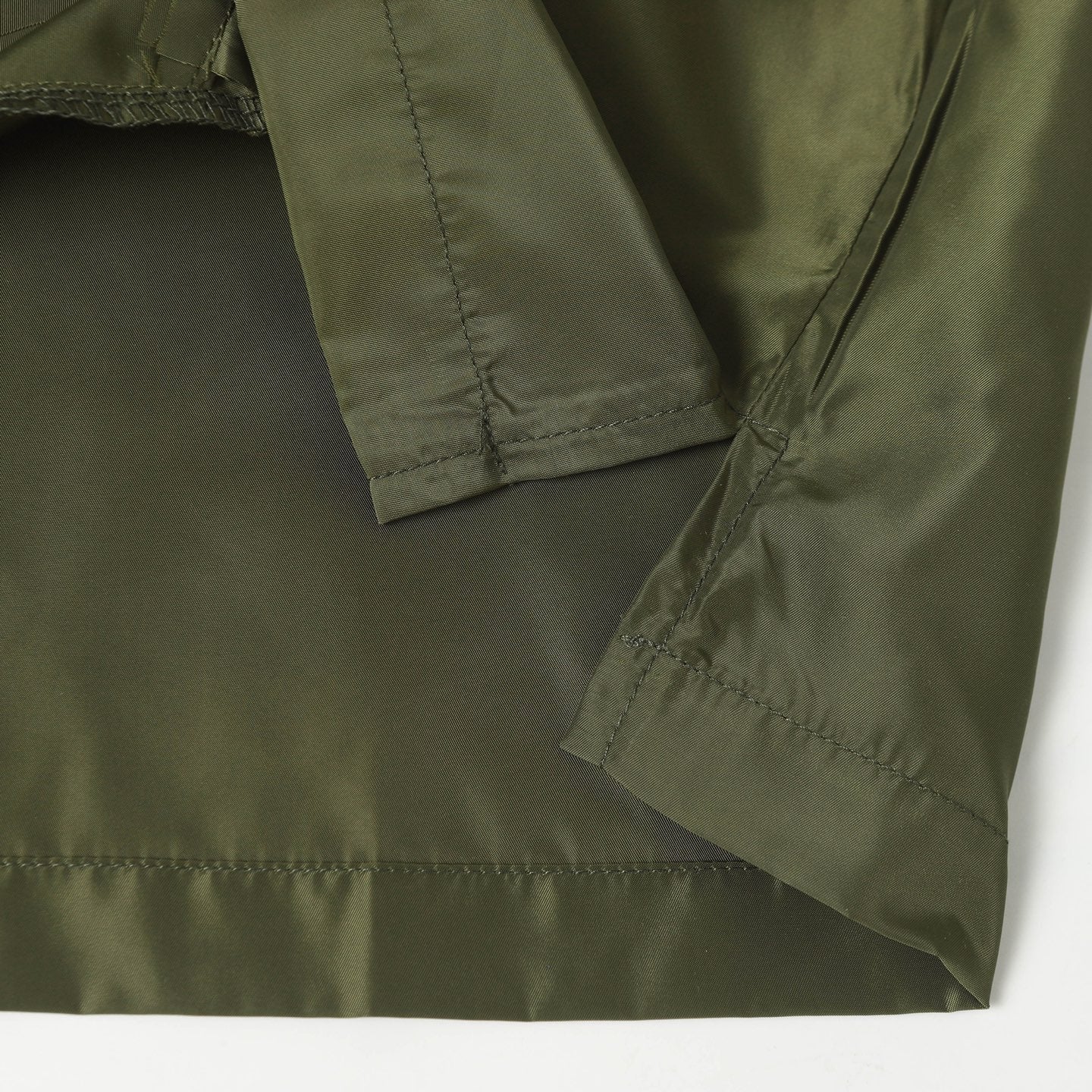 Green Nylon pocket T-shirt