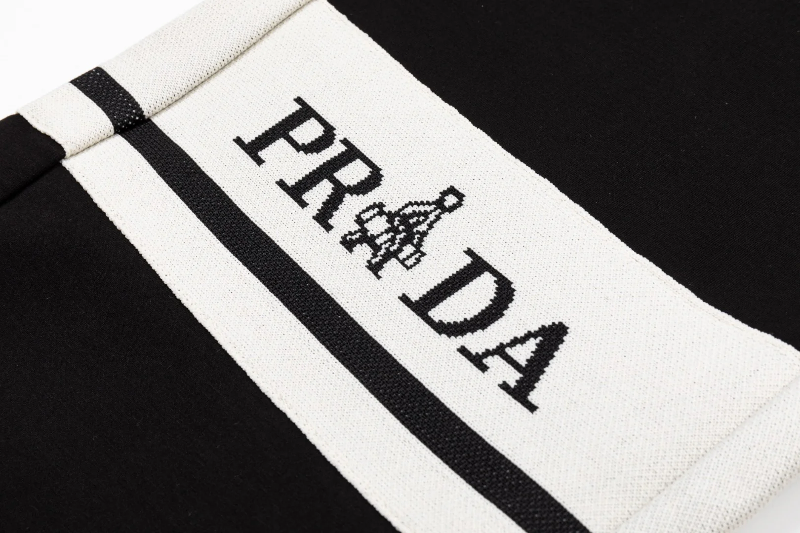 Triangle  cotton drawstring trousers