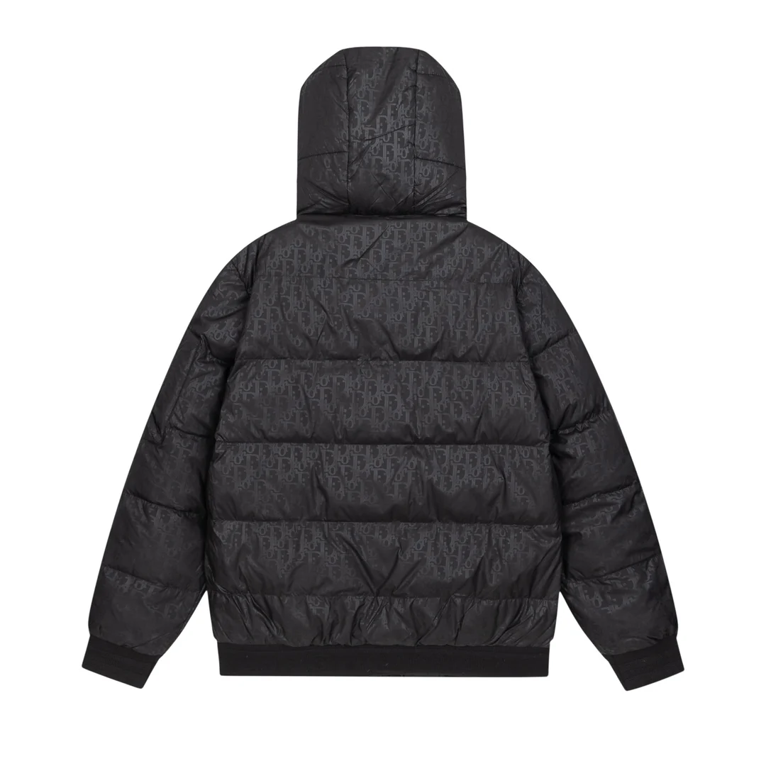 Removable jacquard down jacket