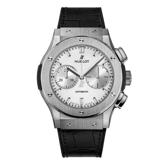 Hublot Classic Fusion Chronograph Titanium Opalin Ref. # 521.NX. 2611.LR