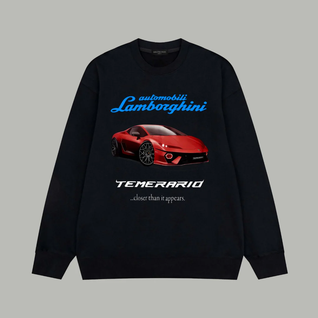 Co-branded printed sweatshirt