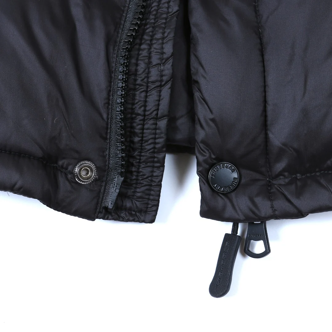 zipper stand collar down jacket
