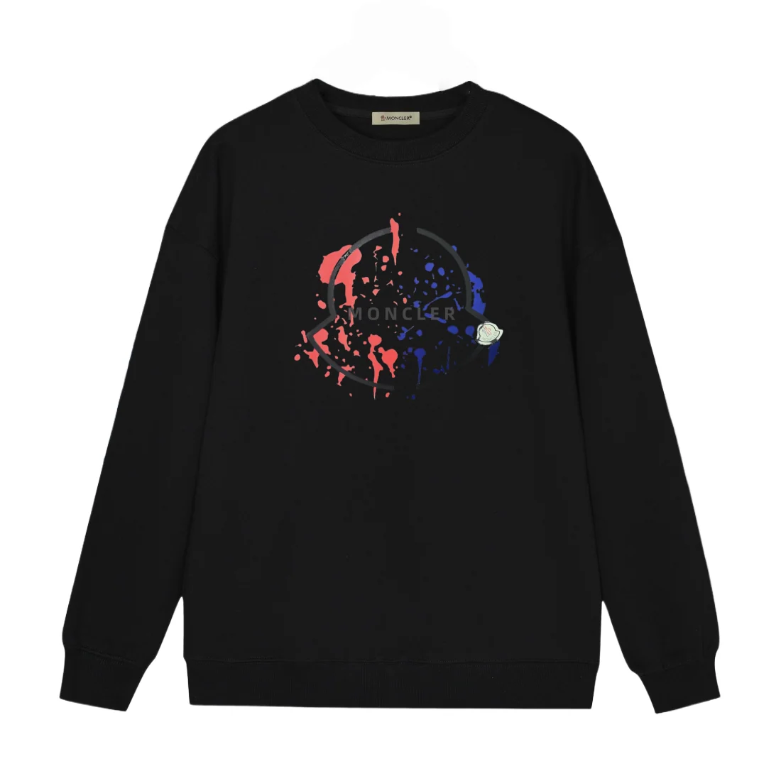 Color-block Ink Graffiti sweatshirt