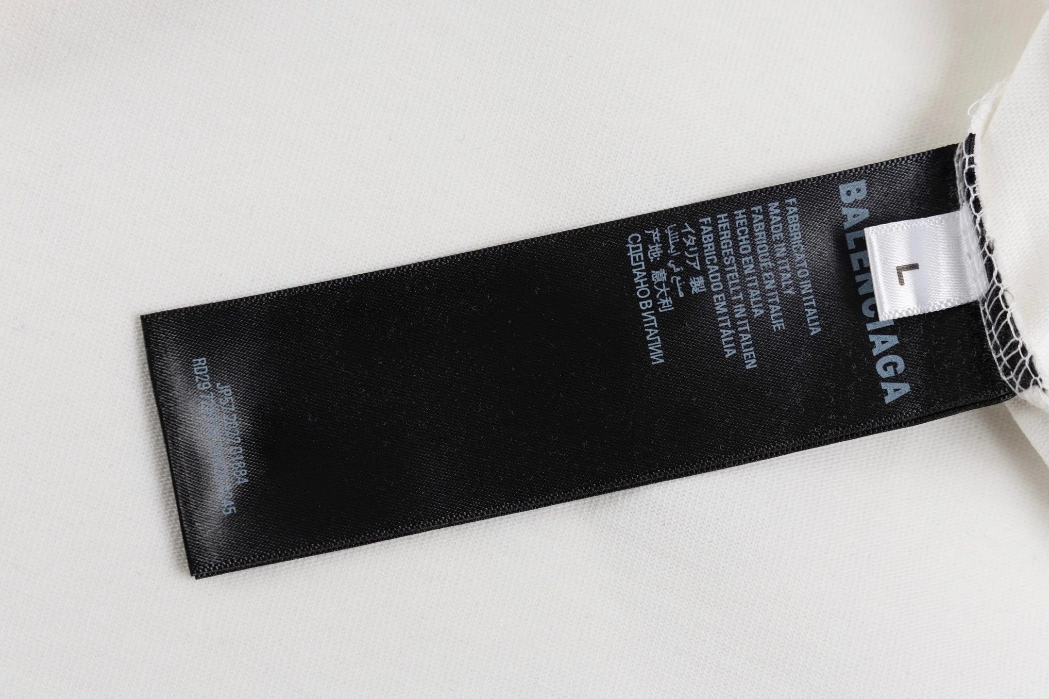 Foamed round neck printed cotton T-shirt