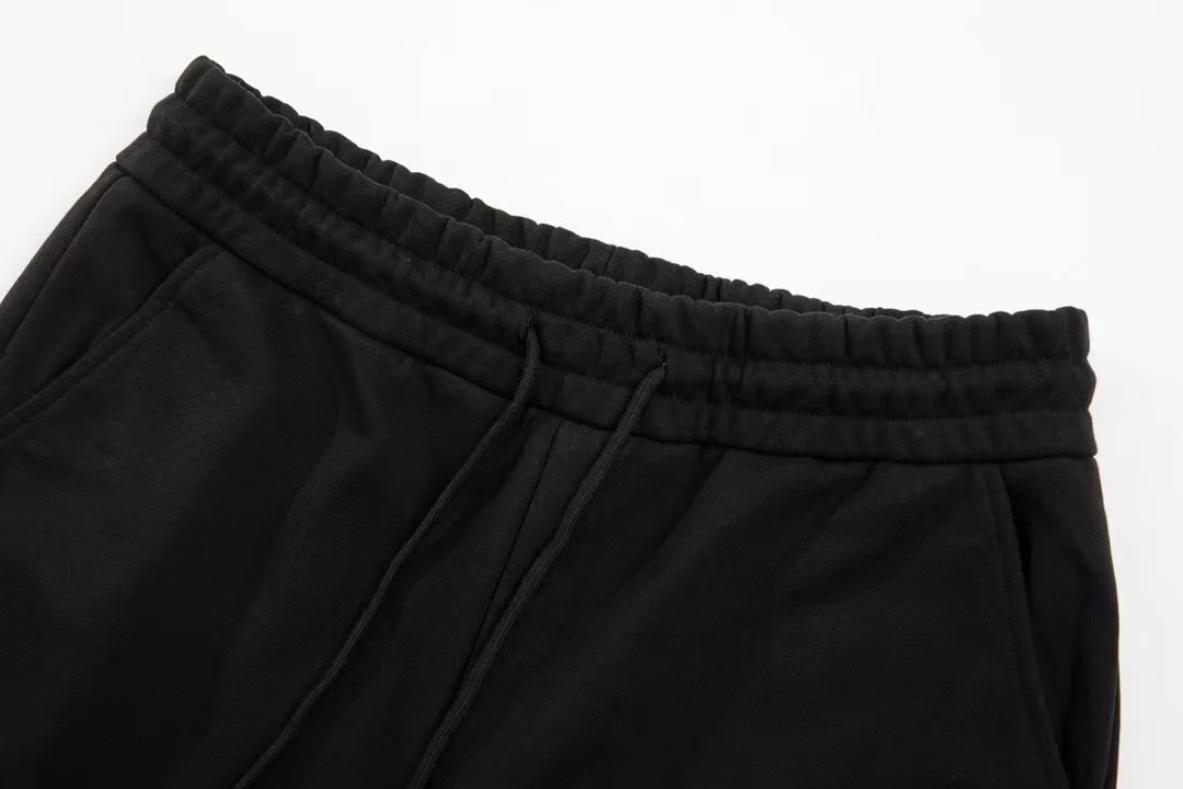 Embroidered cotton shorts