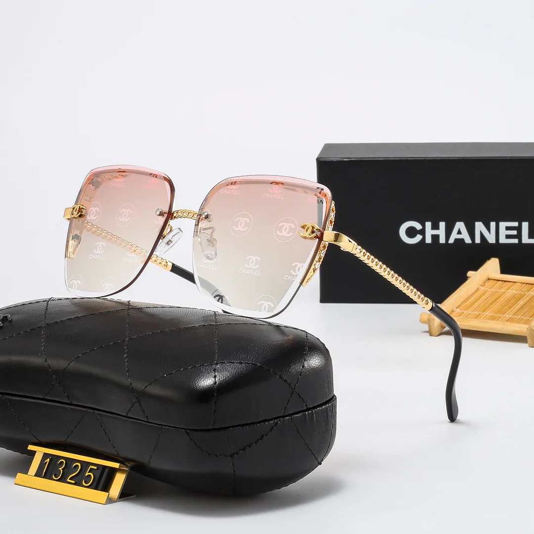 8 colors rimless thin lens metal sunglasses 1325