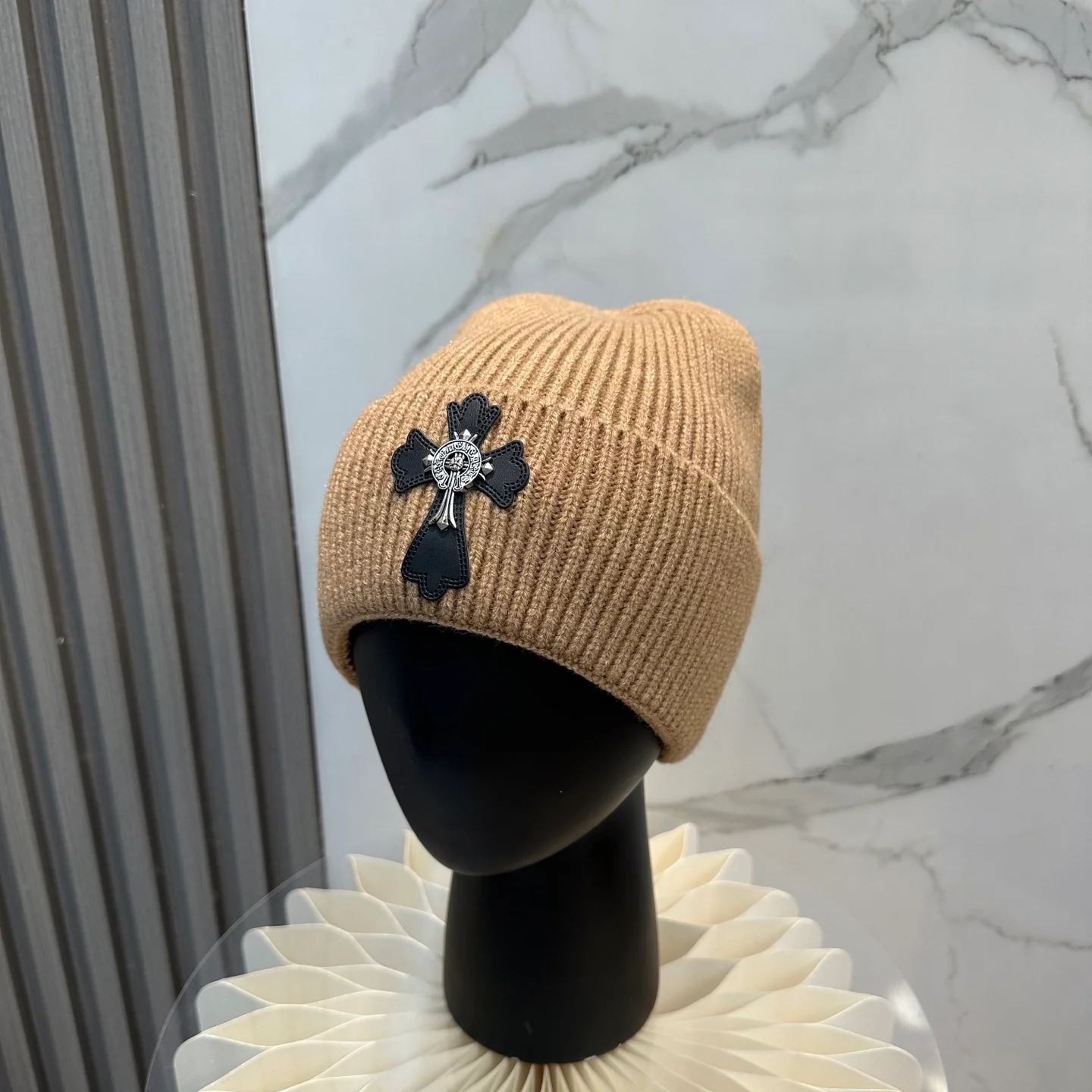 Fashionable Cashmere Knitted  Beanie