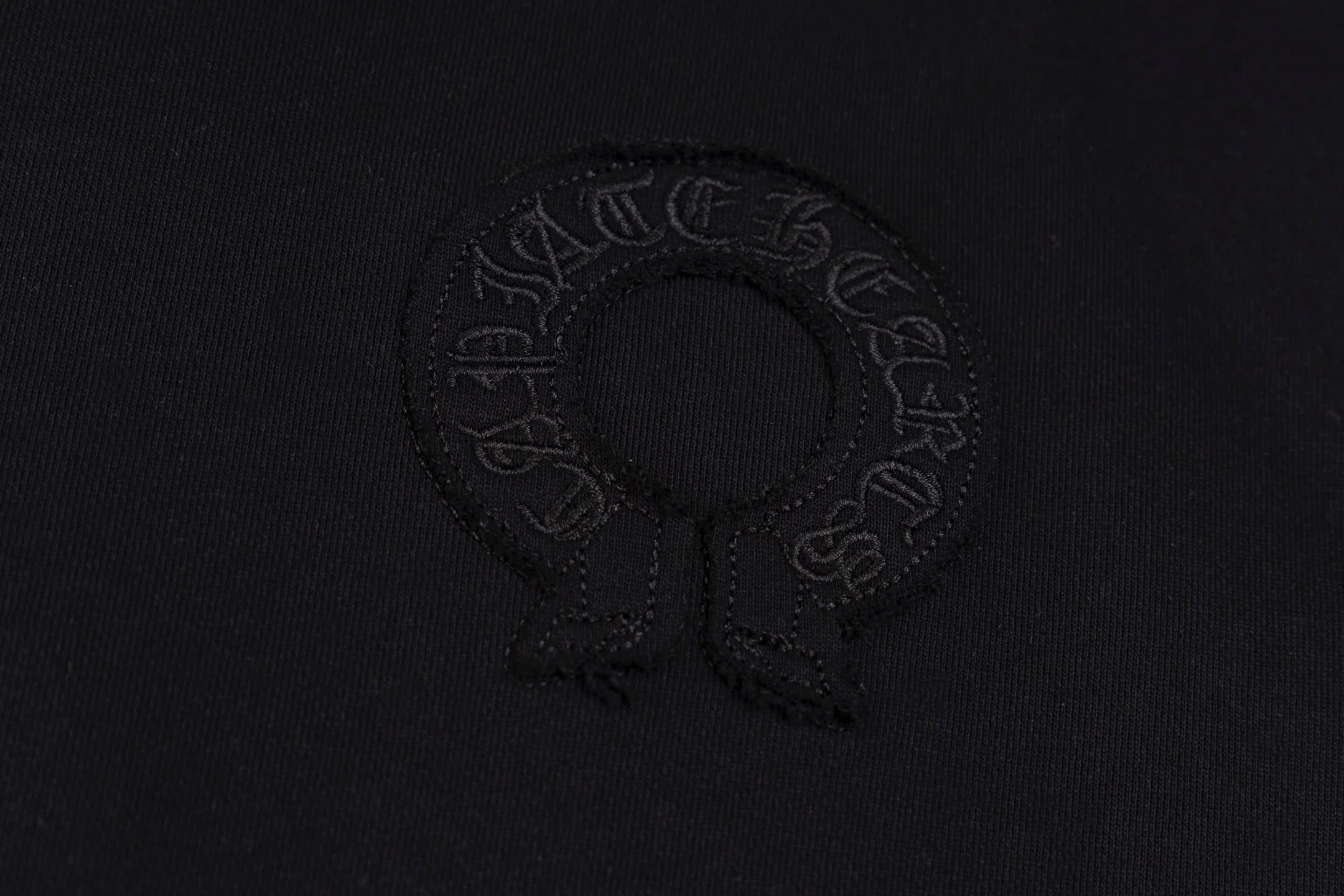 Embroidered patch sweatshirt