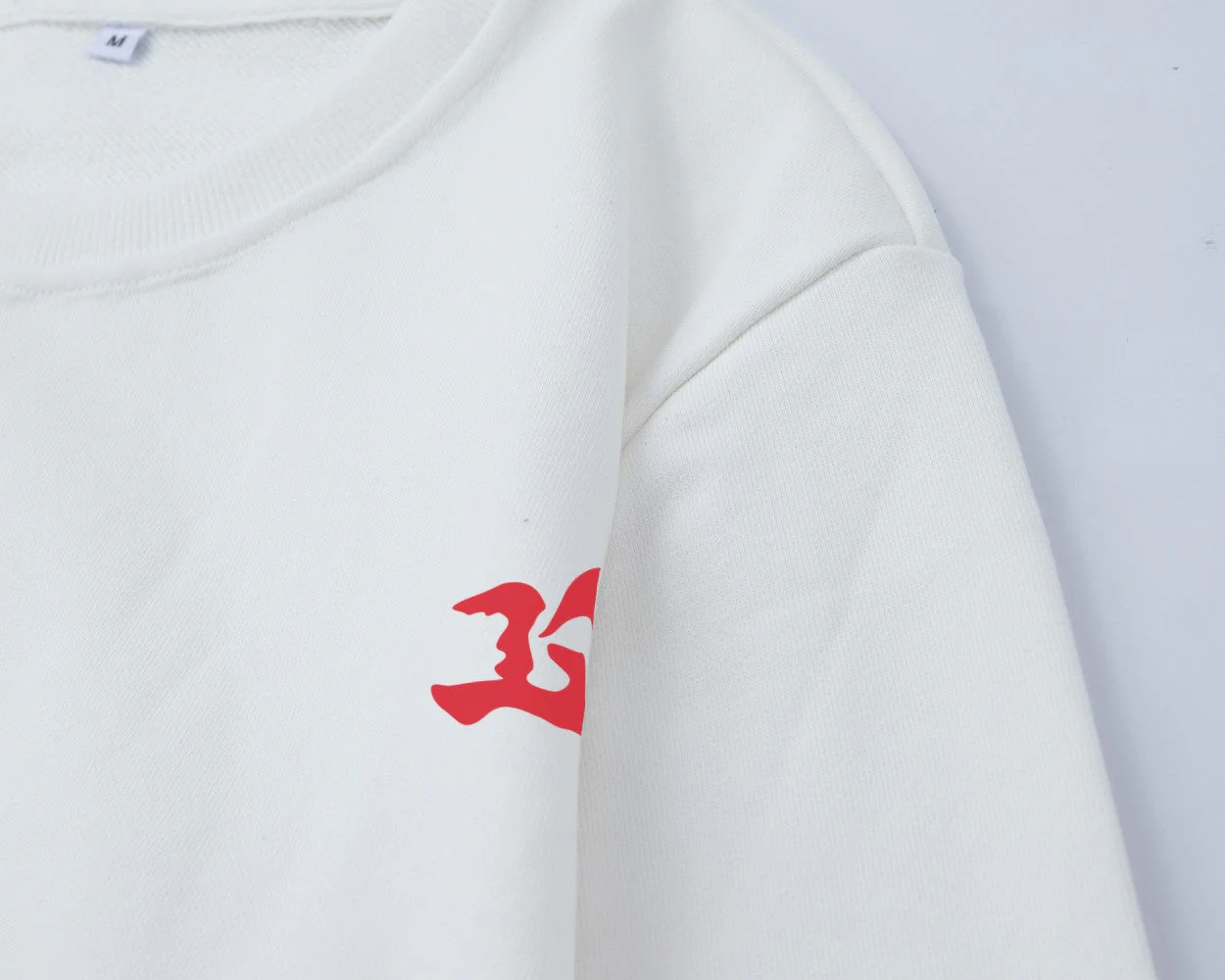 Engraved Cotton Sweatshirt