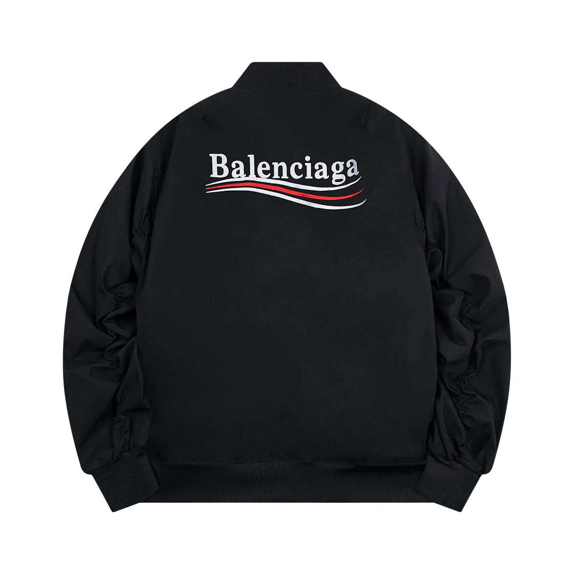 Embroidered Wave Button Jacket