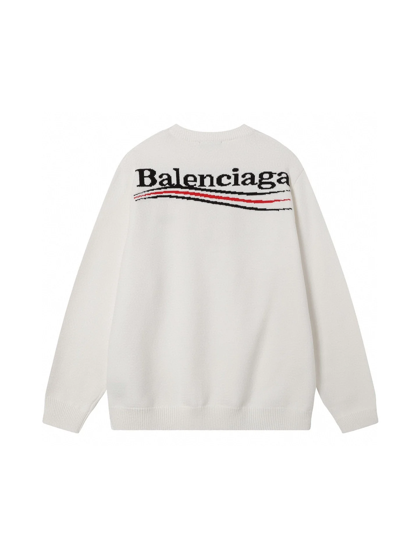 Embroidered knitted cashmere sweater