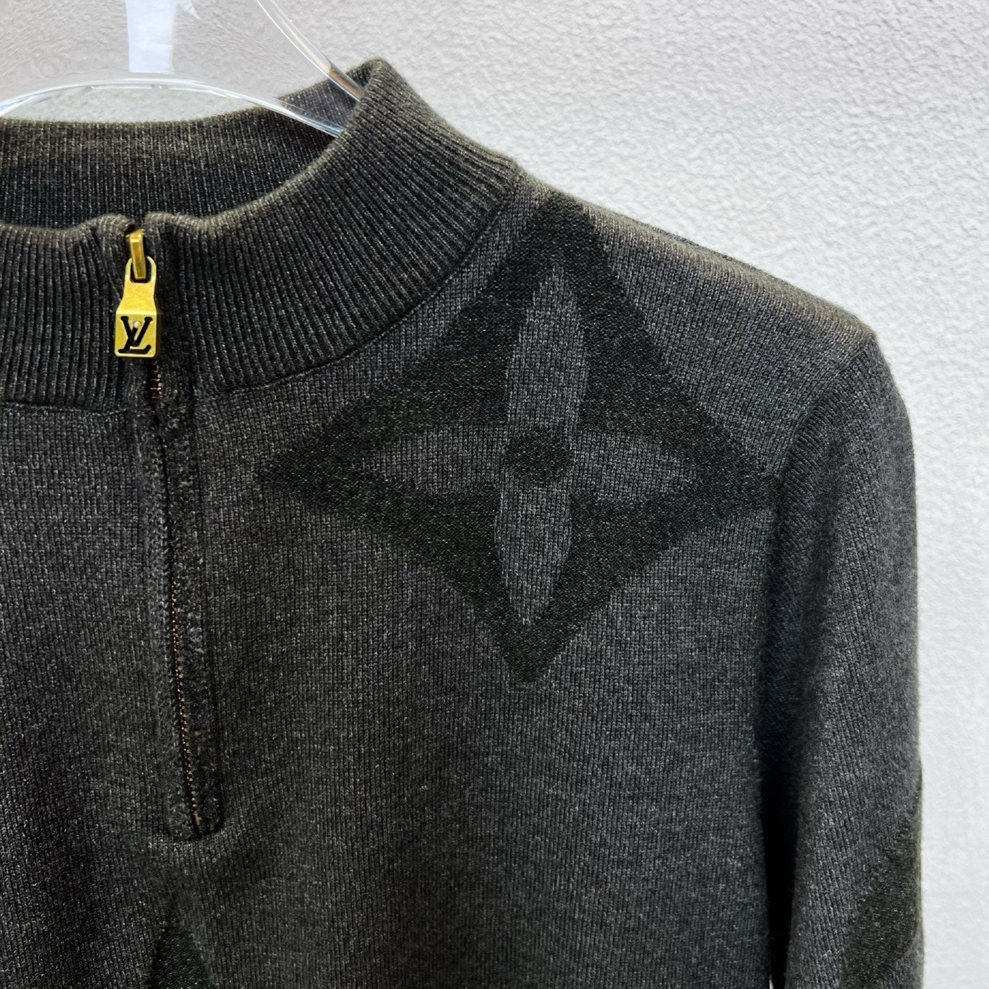 jacquard cashmere sweatshirt