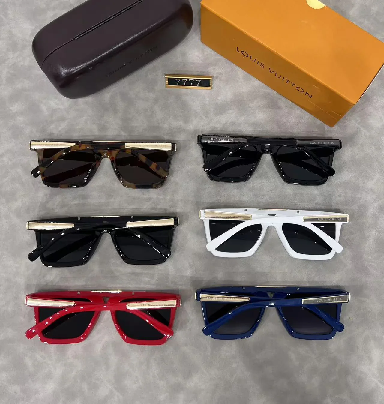 Fashion hot 6 color sunglasses 7777
