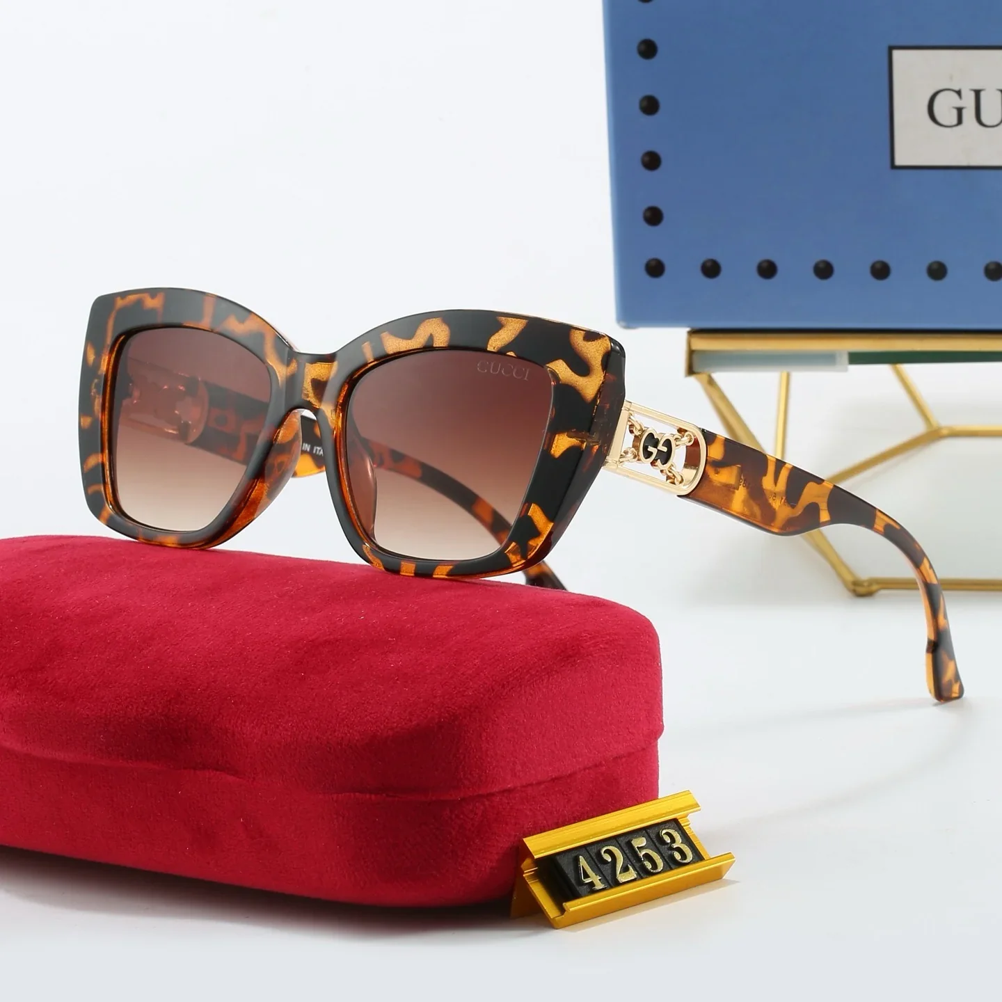 5 colors of new and popular sunglasses  4253