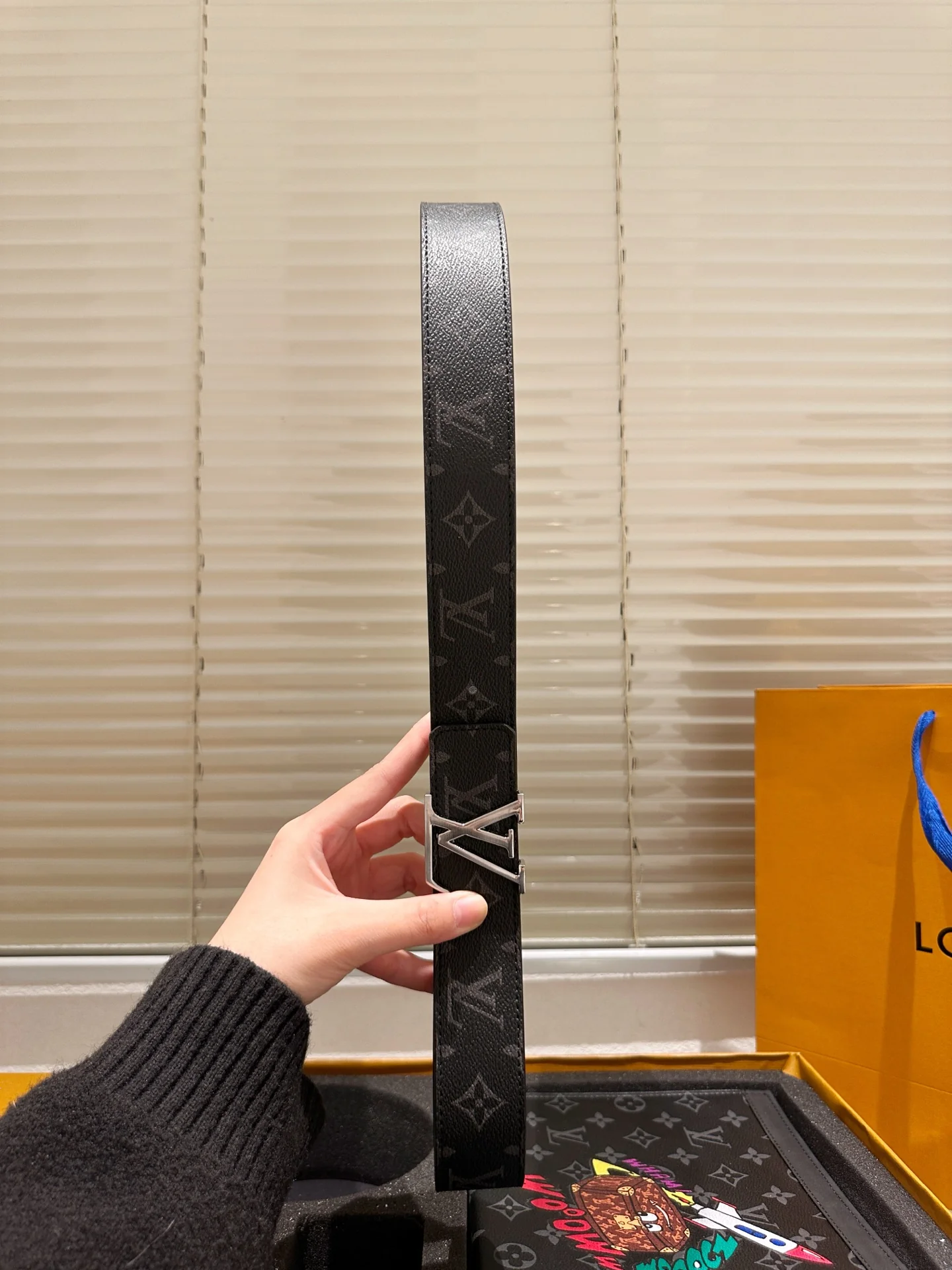 Men's Fashion Belt + Clutch Gift Box