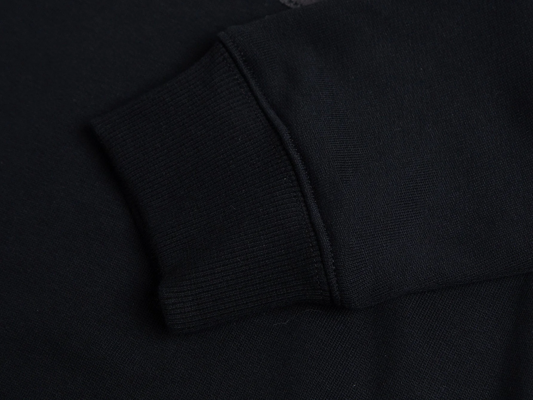 Embroidered crew neck cotton sweatshirt