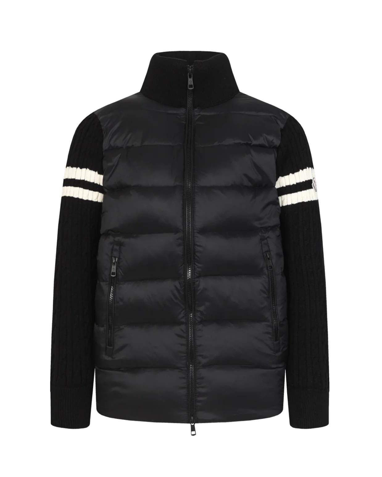 wool knitted down jacket