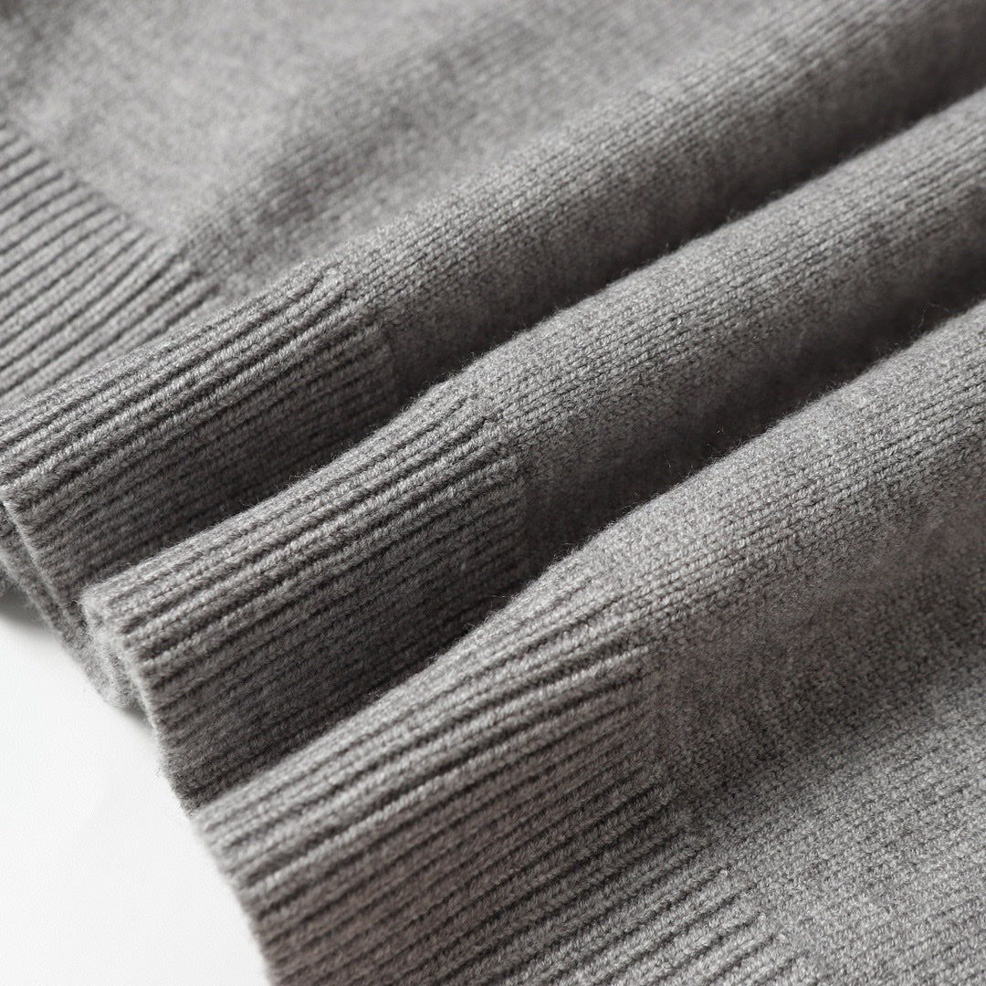 jacquard knit sweater