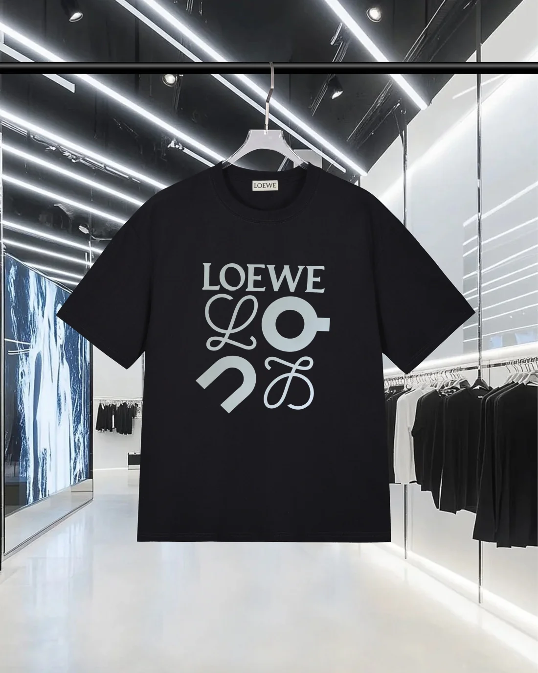 Cherry Blossom Crew Neck Cotton T-shirt