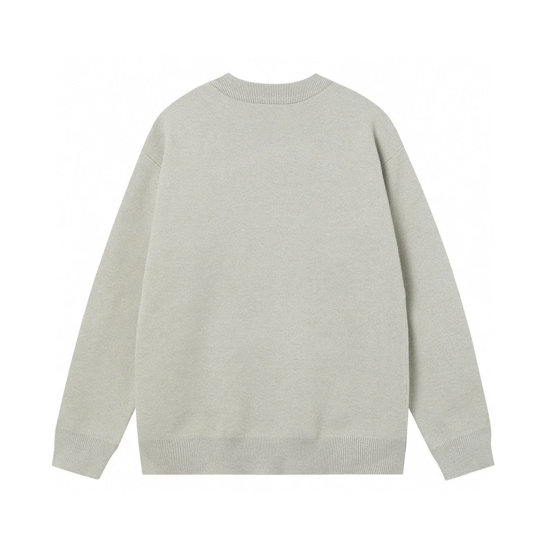 Embroidered cashmere sweatshirt